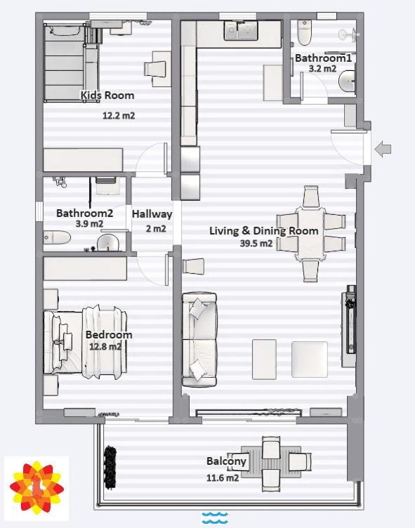 Bay View Apartment Sarandë Esterno foto